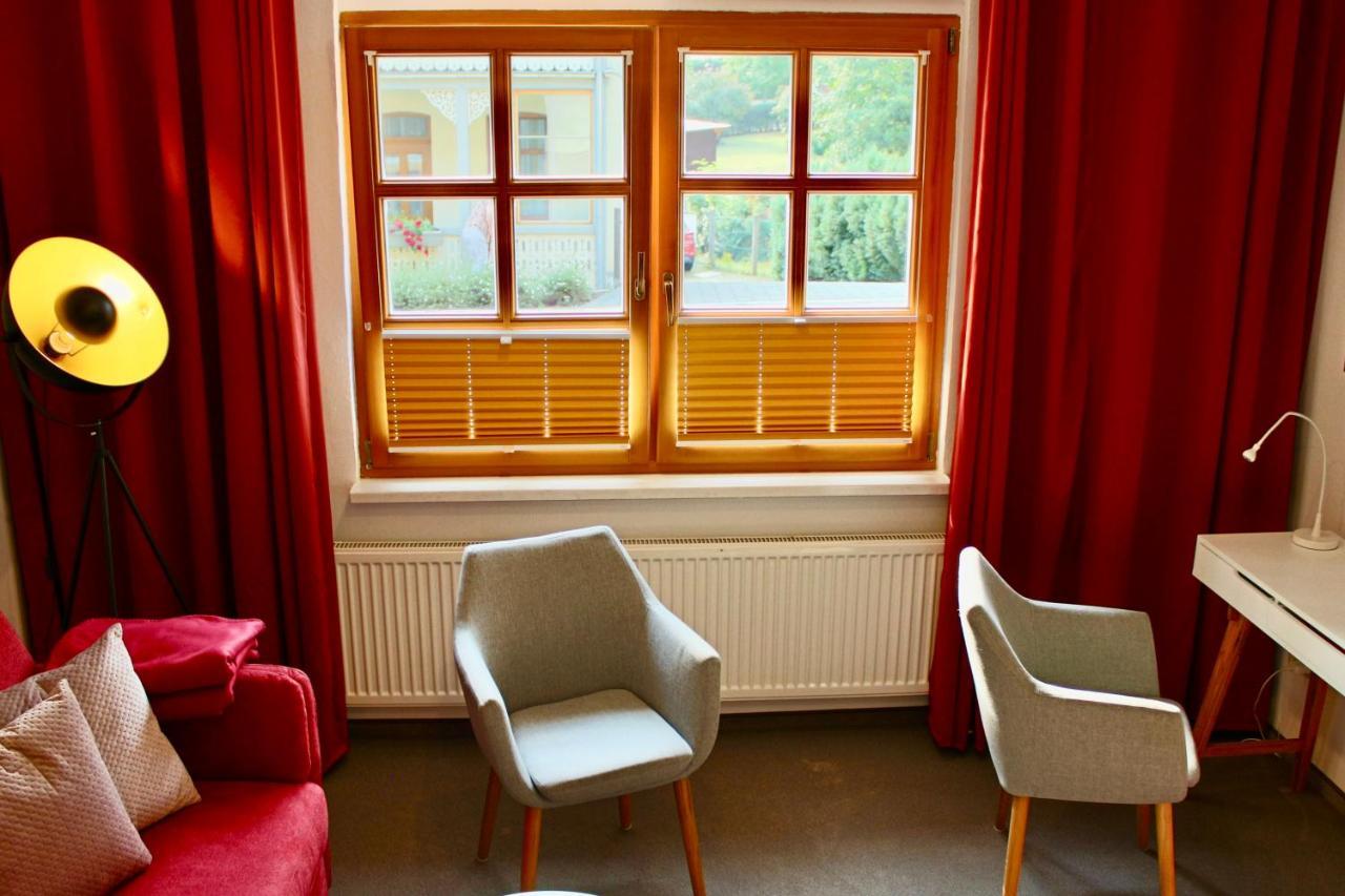 Pension Kurhausblick Bad Suderode Exterior foto